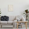 Stupell Industries Minimal White Line Beige Grain Pattern Modern Wall Plaque Art, 13" x 19" - 3 of 4