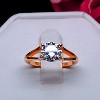 Ariel Engagement Ring Cubic Zirconia Women Sterling Silver Ginger Lyne Collection - 4 of 4