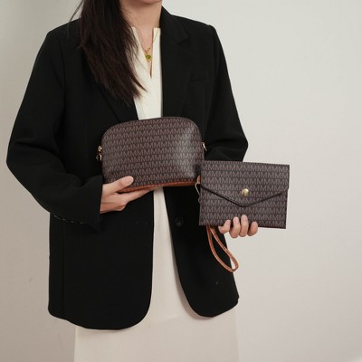 Сумки MKF Collection Lippa Tote Crocodile Embossed Vegan Leather Women’s Bag Purse Set by Mia K- White — фото 6