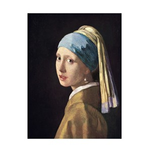 Trademark Fine Art -Johannes Vermeer 'Girl with a Pearl Earring' Canvas Art - 1 of 4