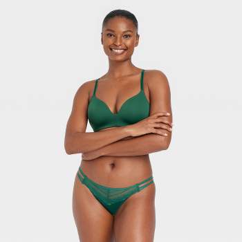 Buy Elina Women's Green Important Net Bra and Panty Set (Set of 1) at