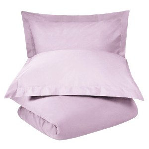 Percale Cotton Crisp & Cool Duvet Cover Set by Blue Nile Mills - 1 of 4