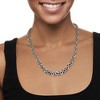 Ross-Simons Italian Sterling Silver Graduated Byzantine Necklace - 2 of 4