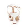 Journee Collection Women's Medium and Wide Width Jazlynn Buckle Kitten Heel Pointed Toe Pumps - 3 of 4