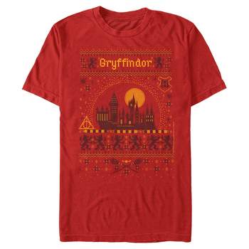 Men's Harry Potter Gryffindor Ugly Sweater T-Shirt