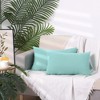 Unique Bargains Sofa Bed Solid Hidden Zippers Pillowcases 2 Pcs - 3 of 4