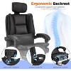 EROMMY Executive Office Chair with Adjustable Headrest,Black - 4 of 4