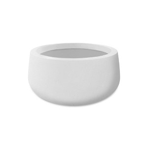 Rosemead Home & Garden Concrete Outdoor Planter Pot Chalk White 20.03"x23.03"x12.99" - 1 of 4