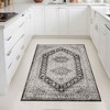 Classic Vintage Medallion Indoor Runner or Area Rug by Blue Nile Mills - 2 of 4