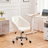 Yaheetech Velvet Desk Chair for Home Office, Soft Height Adjustable 360° Swivel Computer Chair - 2 of 4