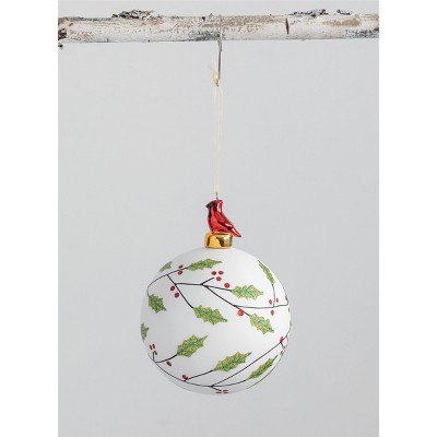 Sullivans Holly Ornament 5.25