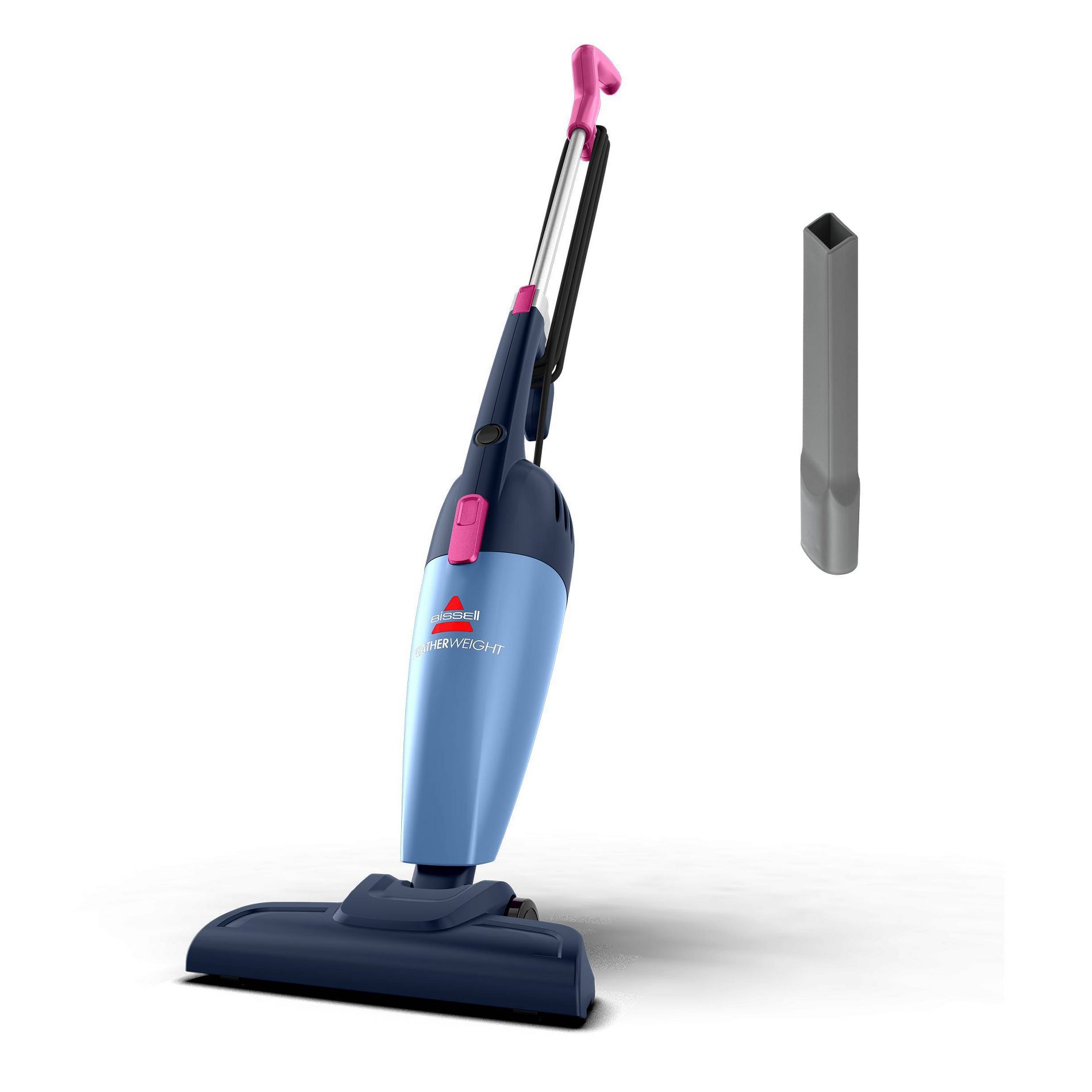 BISSELL Featherweight Limited Edition Vacuum 2033T 9.5" Cleaning Path Pink/Blue