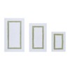 Hotel 3 PC Bath Rug 100% Premium Cotton Tufted Weave Two Tone Reversible Bathroom Rug, Super Soft Absorbent, Machine Washable Bath Mat - 2 of 4