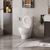 Toilet Seat Cover, PP Quick-Release Structure Toilet Seat, White Easy-Remove Design for Simple Cleaning - 4 of 4
