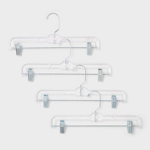 4pk Crystal Skirt/Slack Hanger - Brightroom™ - 1 of 3