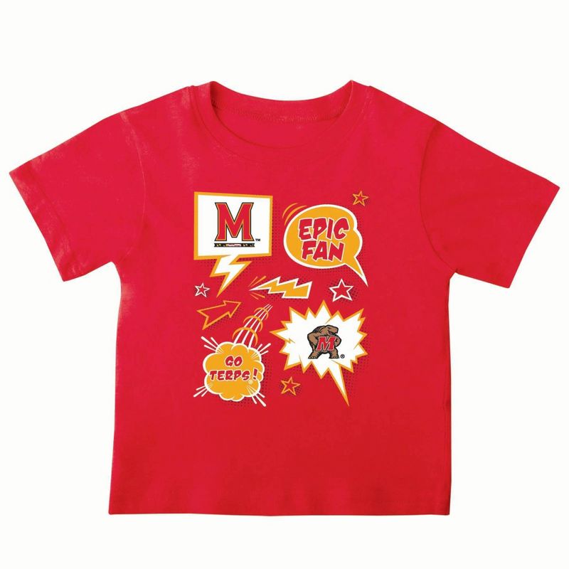 NCAA Maryland Terrapins Toddler Boys&#39; 2pk T-Shirt, 2 of 4