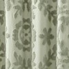 Sage Cotton Fabric Shower Curtain 72x 72 Inches Bathroom Soft Chenille Laurel Luxury Bath Decor Waterproof Easy Clean - 4 of 4