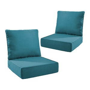 Gymojoy 24x24x6" Outdoor Cushion Patio Chair Furniture Cushion 28D High Density Sponge Cushion with Removable Cover Cushion Replacement - 1 of 4