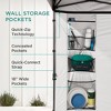 Best Choice Products 10x10ft Easy Setup Pop Up Canopy, Portable Tent w/ Side Wall, 1-Button Push, Case - 3 of 4