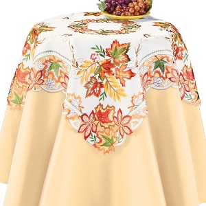 Collections Etc Fall Foliage Table Topper - 1 of 3