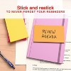 Staples Stickies Standard Notes 3" x 5" Assorted 100 Sh/Pd 12 Pd/Pk S-35BR12 - 4 of 4