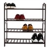 KTMBDW Stackable Shoe Rack, 4 Tier Bamboo Shoes Rack Storage Shelf, Holds up to 16 Pairs Shoes for Living room, Entryway, Small Spaces - 2 of 4