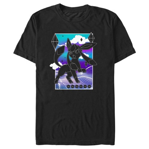 Men's Pokemon Glaceon Neon Light T-shirt : Target