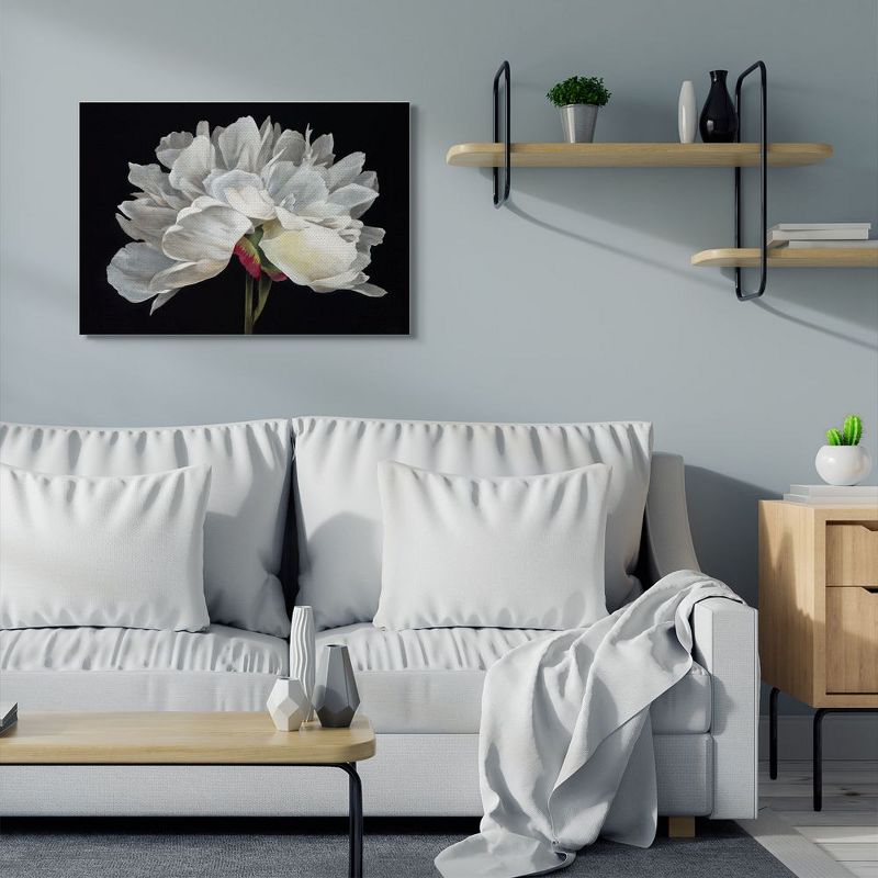 Stupell Industries Minimal White Flower Petal Detail Floral Design, 3 of 6