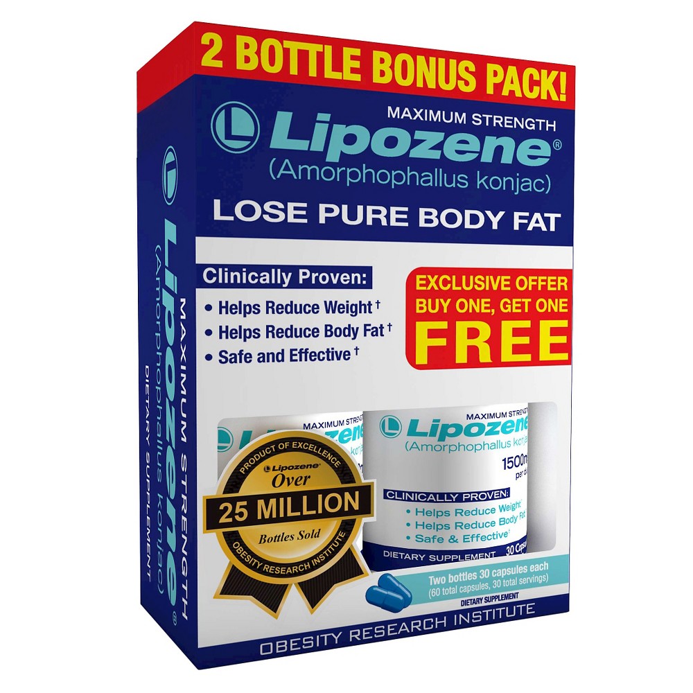 UPC 182112313947 product image for Lipozene Maximum-Strength Weight Loss Capsules - 30ct/2pk | upcitemdb.com