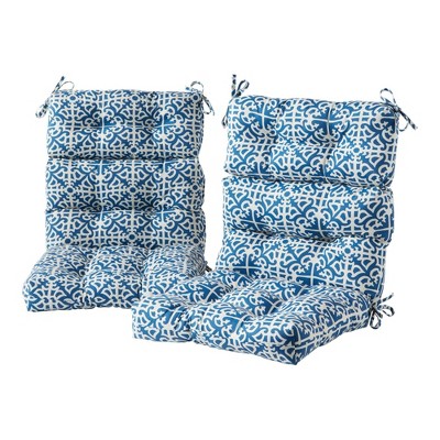 Faible Poisson Outdoor Chair Cushions, 20 x 20 Inch Waterproof