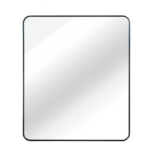 FONTOI 30x36 Rectangular Wall Mirror Modern Aluminum Frame Shatterproof HD Glass Anti Rust for Living Room Bedroom or Entryway, Black, 36"*30"*1.1" - 1 of 4