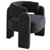 CAVINAS Boucle Fabric Accent Chair with Mid-Height Ring Backrest,Modern Upholstered Living Room Chairs,Reading Chairs for Living Room - 2 of 4