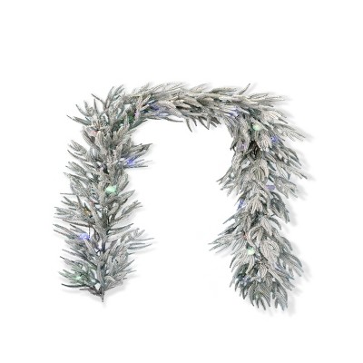 Christmas Frosted Acadia Garland