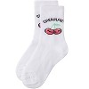 Memoi Kids Unisex "Cherrific" Cotton Rich Novelty Crew Socks - 3 of 4