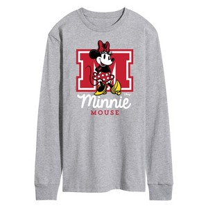 Men's - Disney - Minnie Mouse Long Sleeve Graphic T-Shirt - 1 of 4