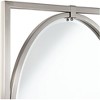 Uttermost Akita Rectangular Vanity Wall Mirror Modern Beveled Brushed Nickel Metal Frame 24" Wide for Bathroom Bedroom Living Room Entryway Office - 3 of 4