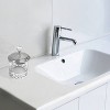 Scroll Cotton Jar Silver - Popular Bath Popular Home: Metal Bathroom Canister with Lid, Round Shape, Easy to Clean - 4 of 4