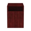 Alera Alera Valencia Series Hanging Pedestal File, Left/Right, 2-Drawers: Box/File, Legal/Letter, Mahogany, 15.63" x 20.5" x 19.25" - 3 of 4