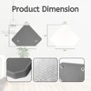 Nispira BU3521 Pre-Motor Foam Felt Filter for Shark BU3120 BU3121 Clean Lightweight Cordless Cleaner BU3523 Clean Empty Cordless Stick Vacuum, 6 Sets - 3 of 4