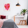 Stupell Industries Dream On Babe Red Heart Black Framed Giclee Art - 2 of 4