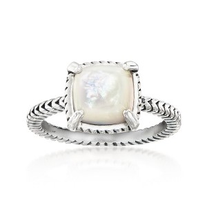 Ross-Simons Mother-Of-Pearl Ring in Sterling Silver - 1 of 4