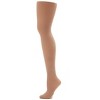 Capezio Ultra Soft Self Knit Waistband Transition Tight - Girls & Toddler - 3 of 4