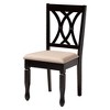 Baxton Studio Maya Modern Fabric and Wood Dining Set - 3 of 4