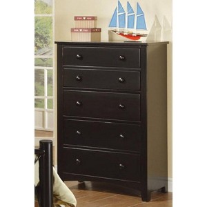 CAVINAS Bedroom Dresser with 5 Drawers,Storage Dressers & Chest of Drawers with Plywood Pine Veneer for Living Room,Entryway - 1 of 4