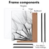 Americanflat 3 Pack Lightweight Snap Frame, Front Loading Picture Frame Set - Black Picture Frames - 3 of 4