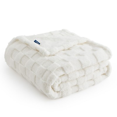 Cozy Comfort by Bedsure-Cute Soft Cozy Checkered 260GSM Throw Blanket