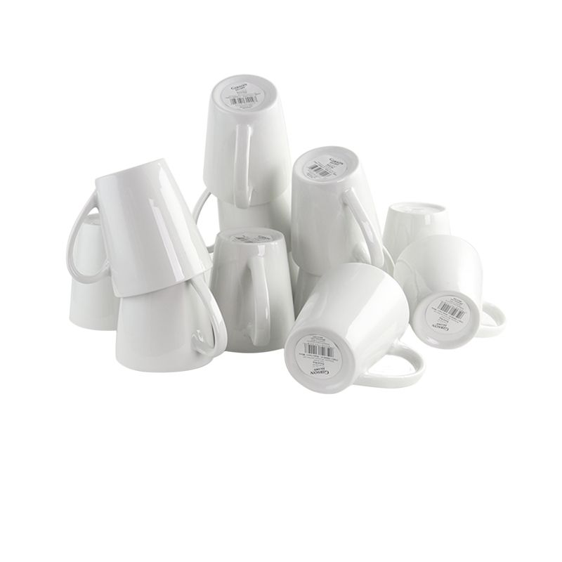 Gibson Home Noble Court 12 Piece 12 oz. Mug Set in White, 2 of 5