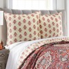 Khotan Red Euro Sham Set of 2 - Levtex Home - 2 of 3