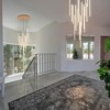 LLHZSY 18-Light Dimmable Integrated LED Chandelier Linear Kitchen Island Light Fixture-Gold - 4 of 4