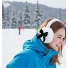 FAAYFIAN Foldable Faux Fur Ear Muffs with Bow for Winter Women Warm Fuzzy Earmuffs Outdoor Ear Warmer - 2 of 4